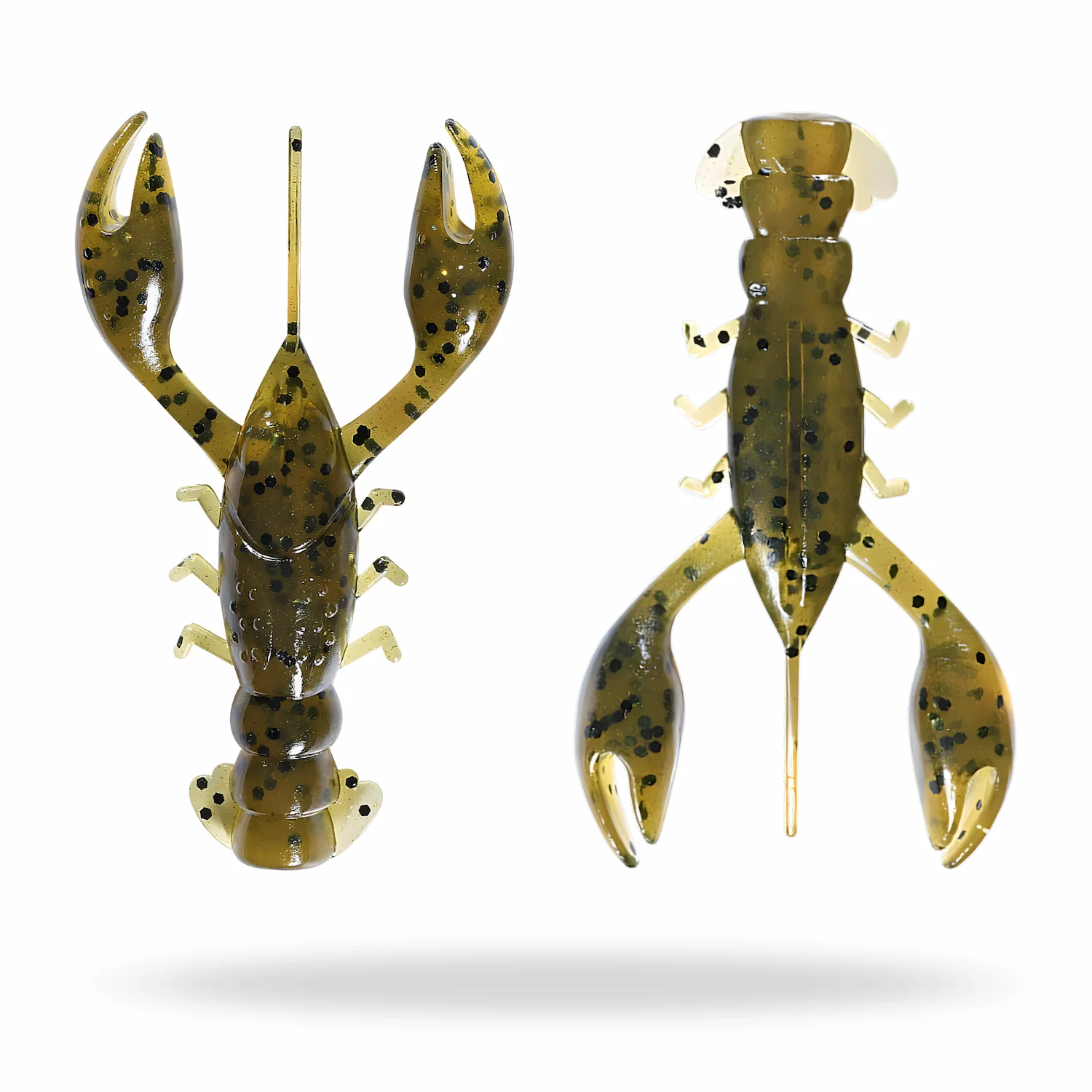 Nedkräfta 6 cm för fiske, realistisk imitation av kräfta, perfekt för stor abborre